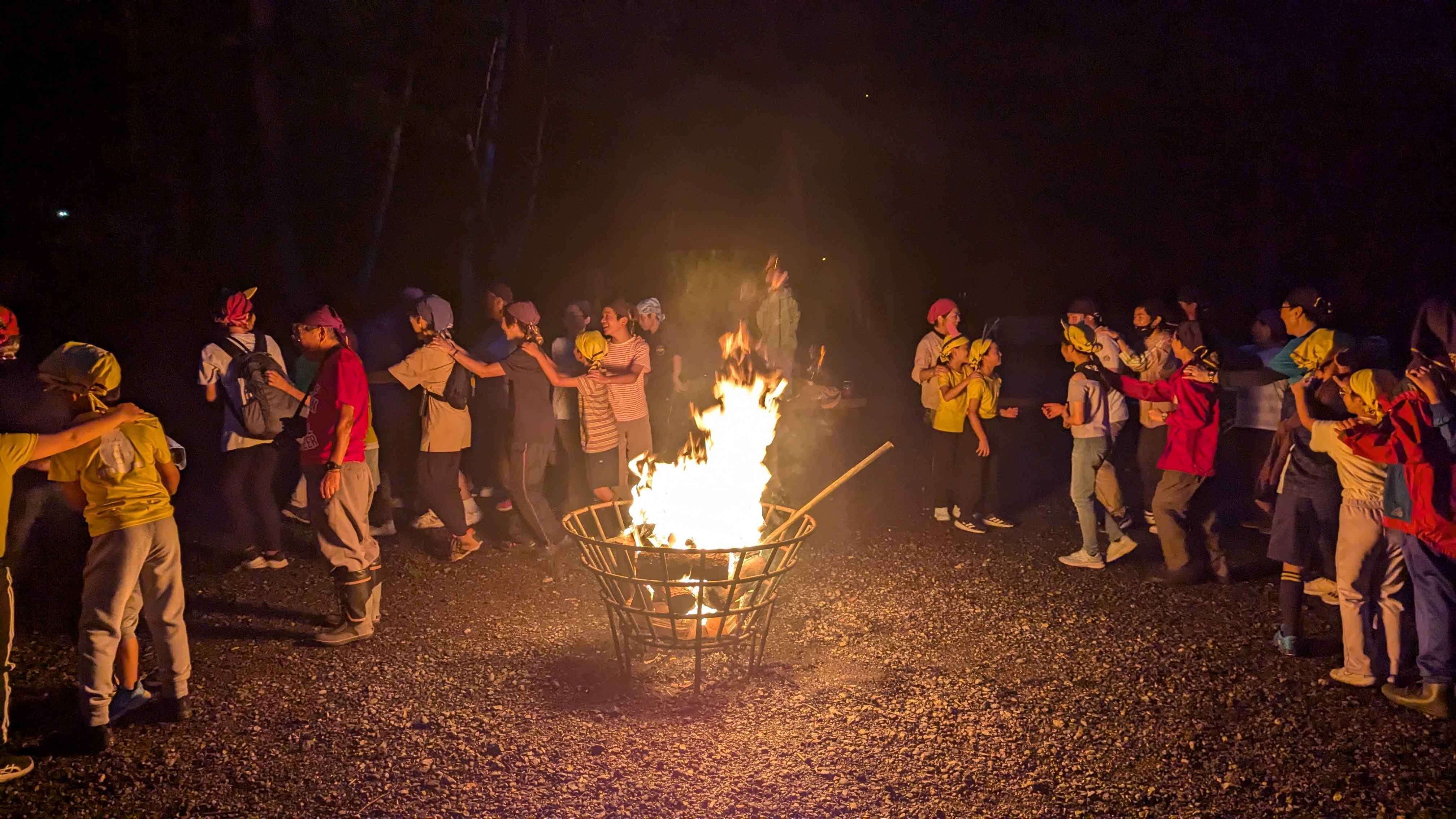 岐阜県多治見市のボーイスカウト多治見第一団の団活動の様子